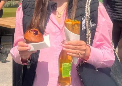 Cornet, dessert et boisson du foodtruck zéro déchet Croc'On The Road