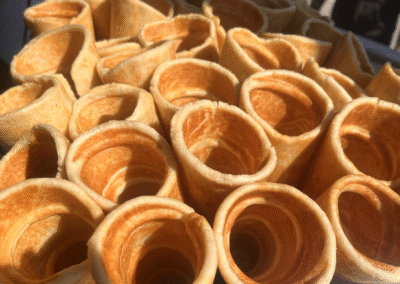 Cornets à déguster
