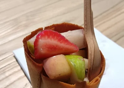 Dessert du foodtruck zéro déchet